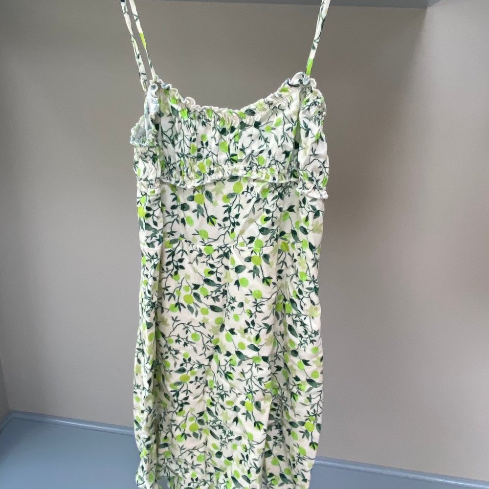 URBAN OUTFITTERS, small, mini green lime dress